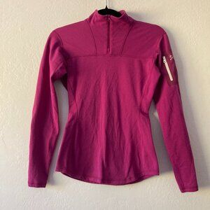 Arc'teryx Pink Performance Jacket High Collar Zipper